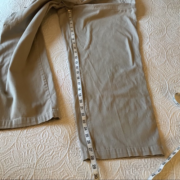Fashion Bug Khaki Pants Front Zippered Pockets - Picture 5 of 7